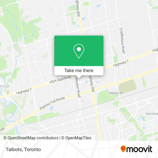 Talbots map