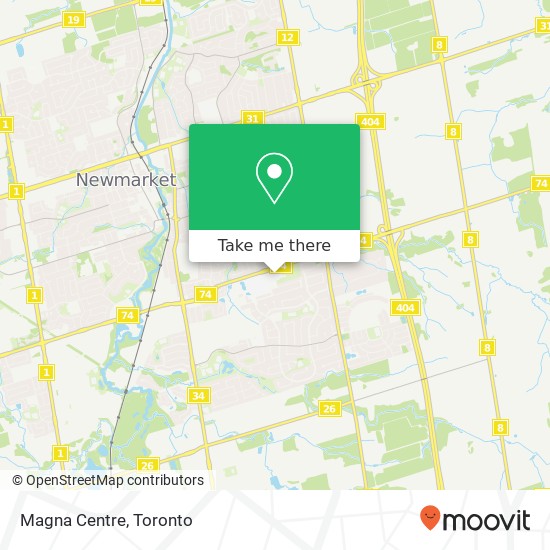 Magna Centre map