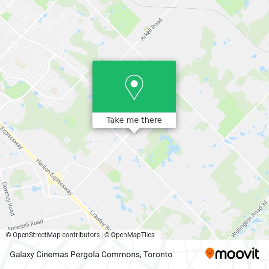 Galaxy Cinemas Pergola Commons plan