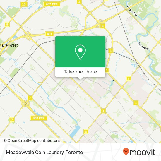 Meadowvale Coin Laundry map