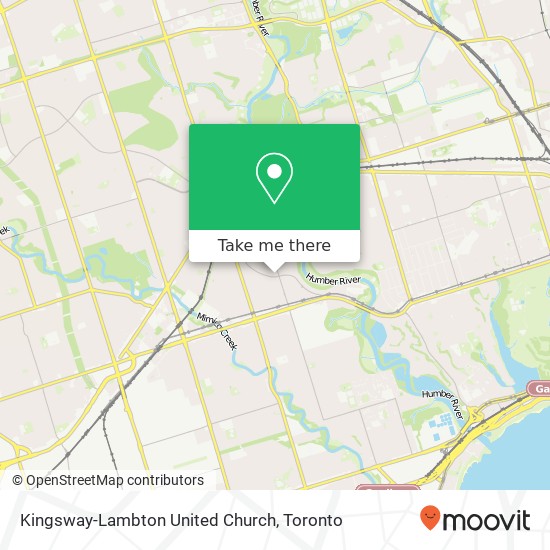 Kingsway-Lambton United Church map