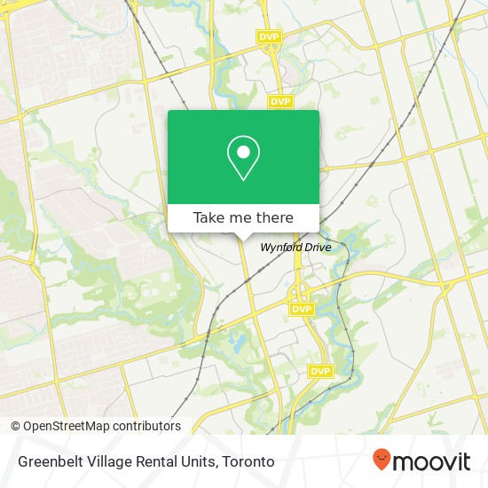 Greenbelt Village Rental Units map