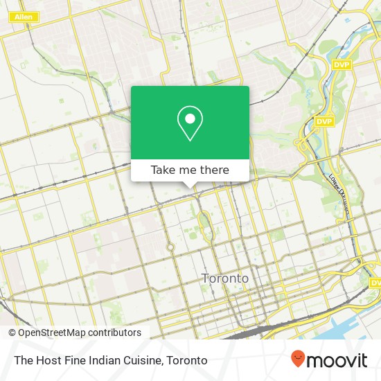 The Host Fine Indian Cuisine map
