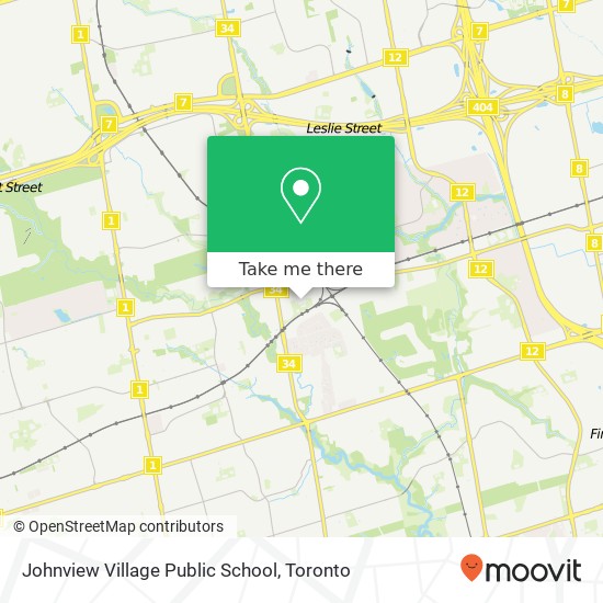 Johnview Village Public School map