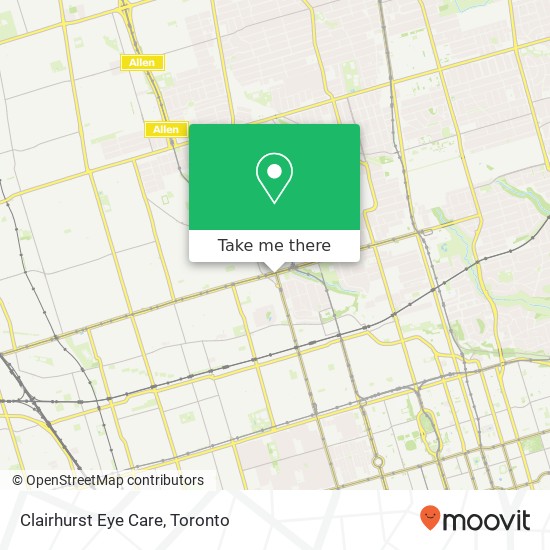 Clairhurst Eye Care map