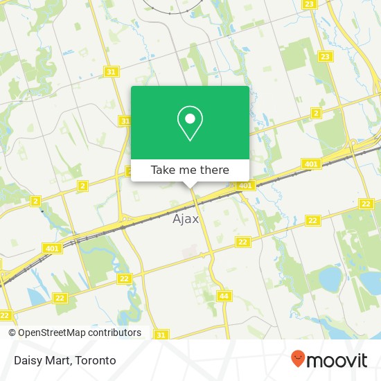 Daisy Mart map