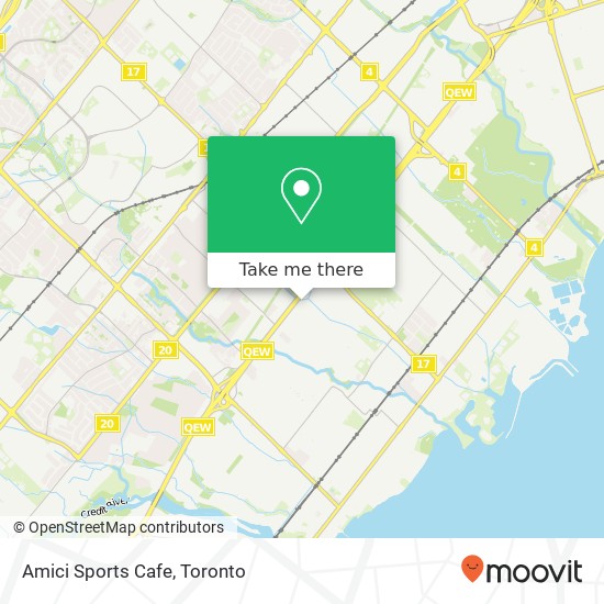 Amici Sports Cafe map