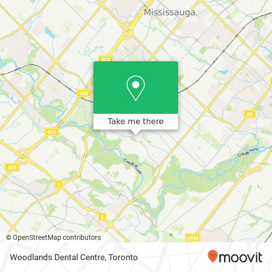 Woodlands Dental Centre map
