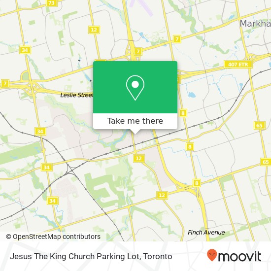 Jesus The King Church Parking Lot map