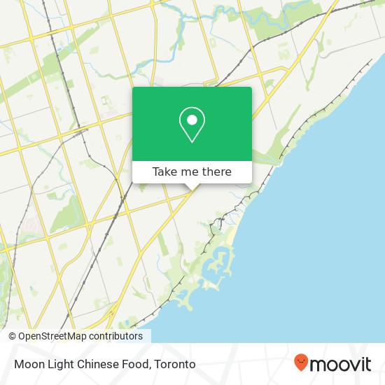 Moon Light Chinese Food map