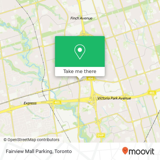 Fairview Mall Parking map