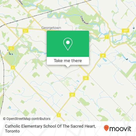 Catholic Elementary School Of The Sacred Heart map