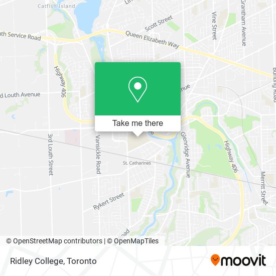 Ridley College map