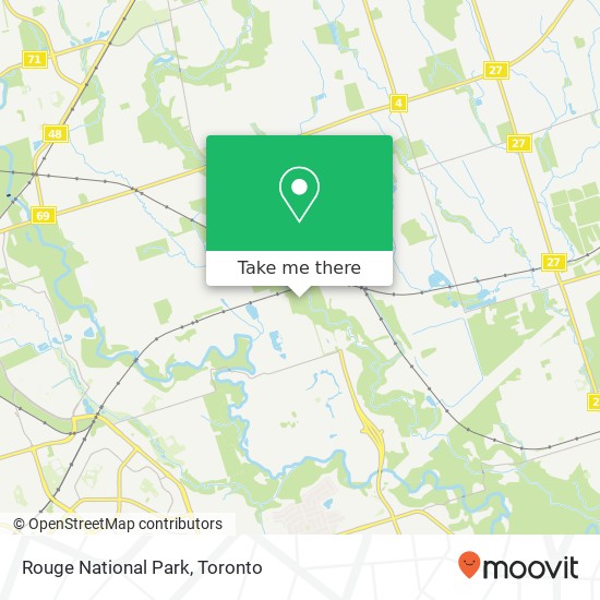 Rouge National Park map