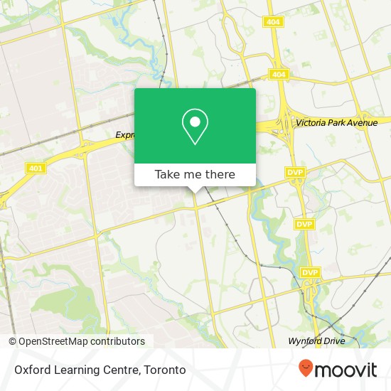 Oxford Learning Centre map