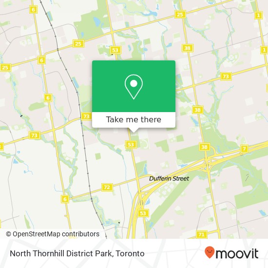 North Thornhill District Park map