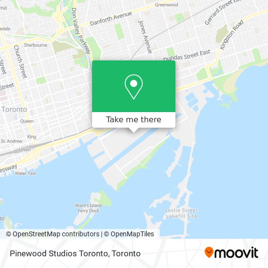 Pinewood Studios Toronto map