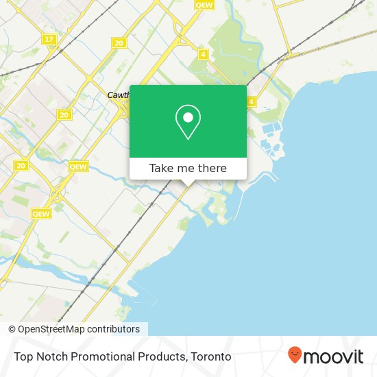 Top Notch Promotional Products map