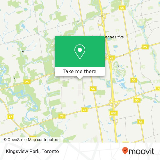 Kingsview Park map