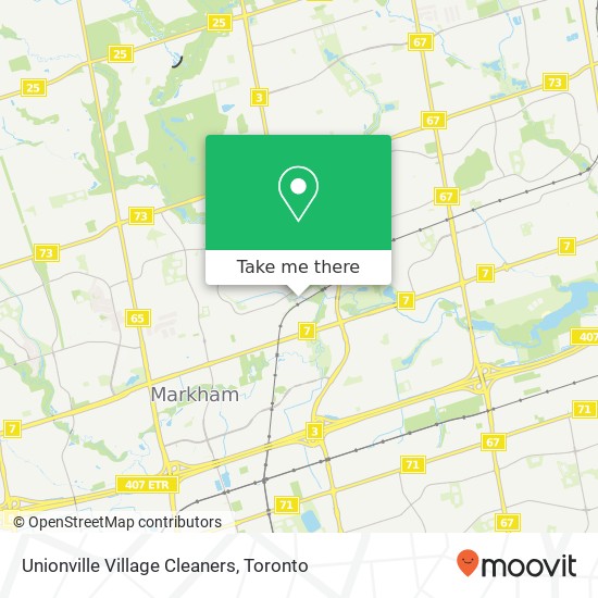Unionville Village Cleaners map