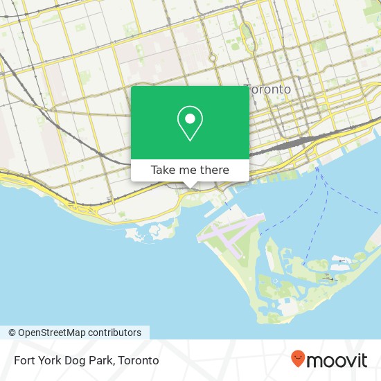 Fort York Dog Park map