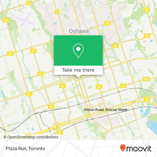 Pizza Run map