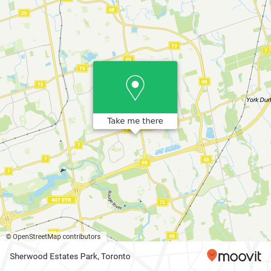 Sherwood Estates Park map