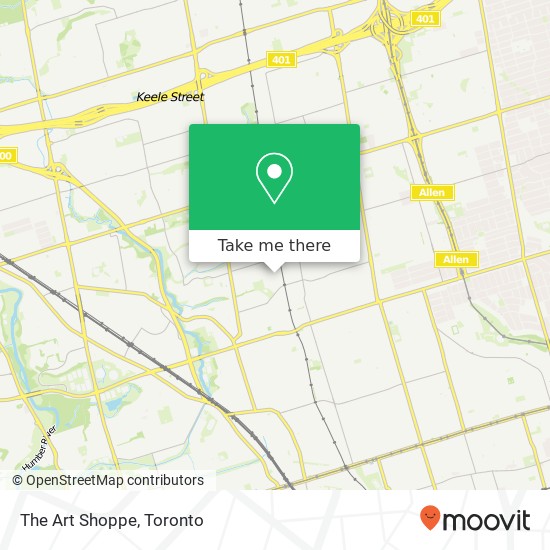 The Art Shoppe map