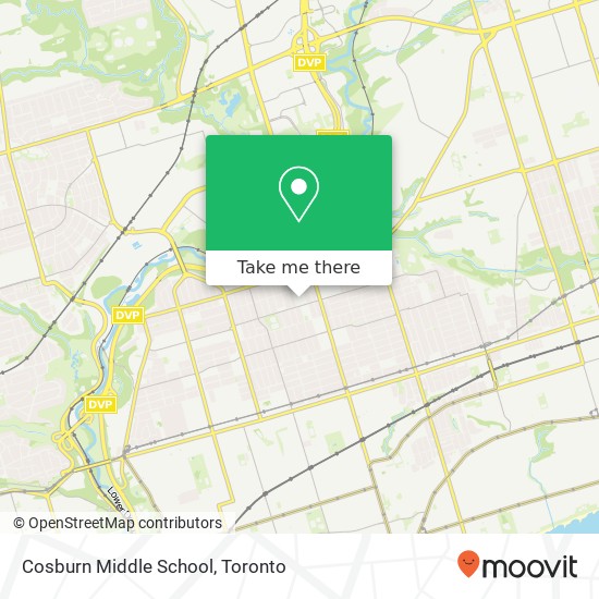 Cosburn Middle School map