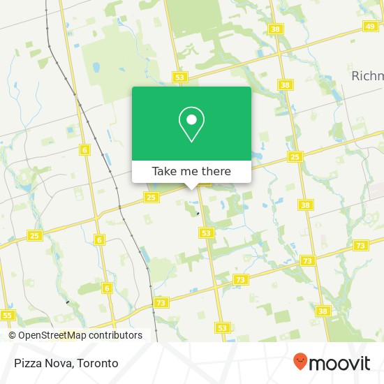 Pizza Nova map