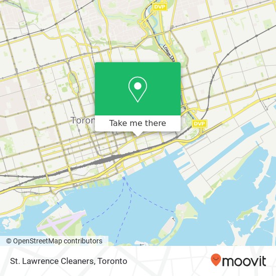 St. Lawrence Cleaners map