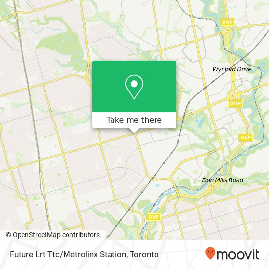 Future Lrt Ttc / Metrolinx Station plan