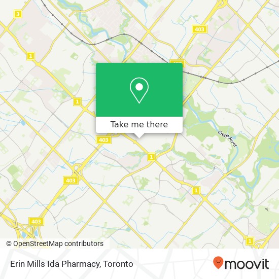 Erin Mills Ida Pharmacy map