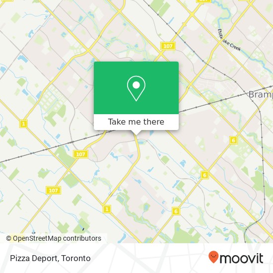 Pizza Deport map