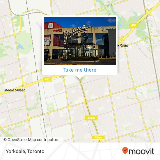 Yorkdale map