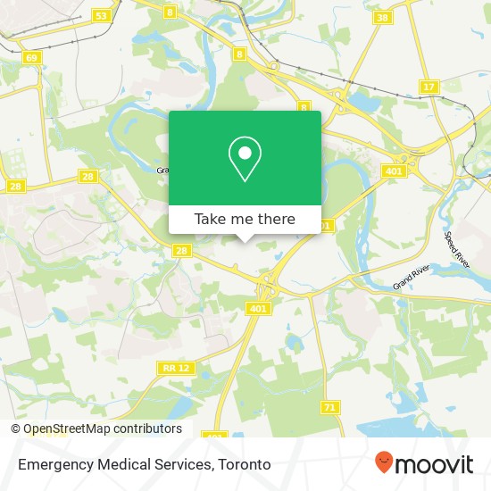 Emergency Medical Services map