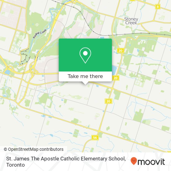 St. James The Apostle Catholic Elementary School map