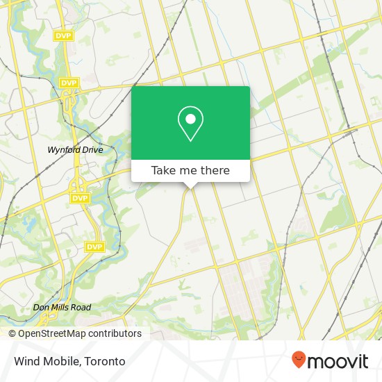 Wind Mobile map