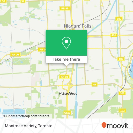 Montrose Variety map