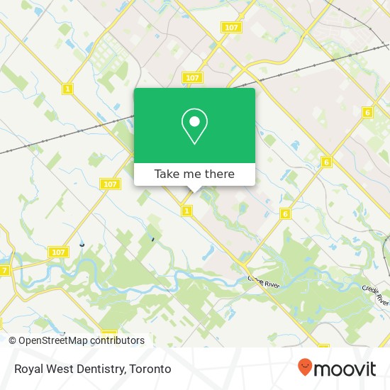 Royal West Dentistry map