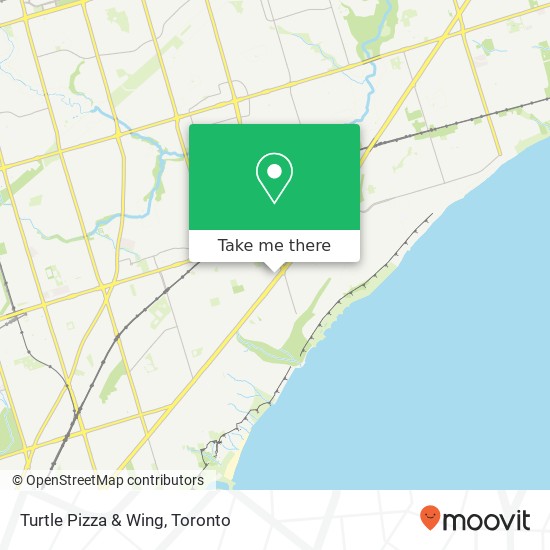 Turtle Pizza & Wing map