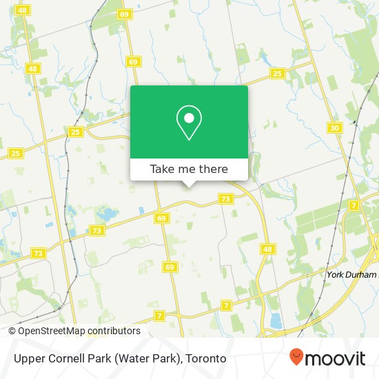 Upper Cornell Park (Water Park) map