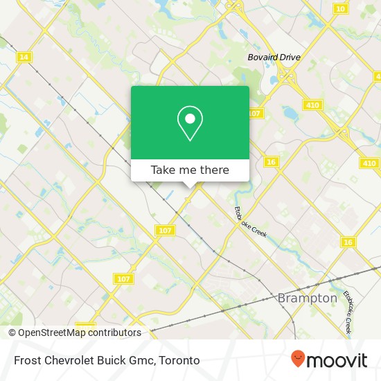 Frost Chevrolet Buick Gmc map