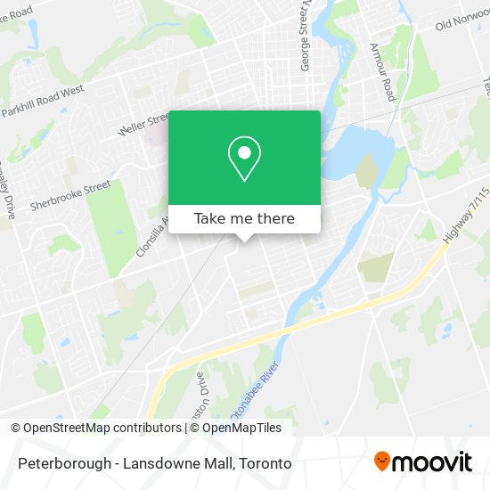 Peterborough - Lansdowne Mall plan