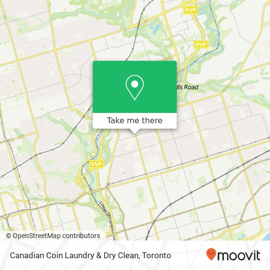 Canadian Coin Laundry & Dry Clean map