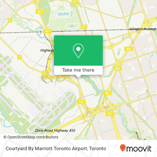 Courtyard By Marriott Toronto Airport map