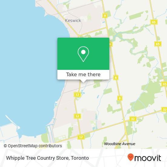 Whipple Tree Country Store map