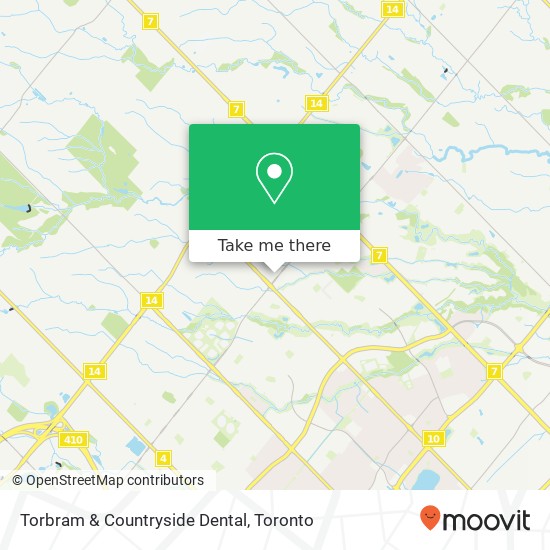 Torbram & Countryside Dental map