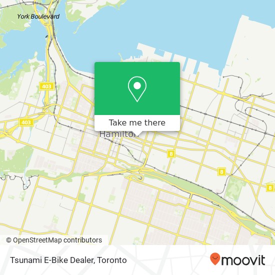 Tsunami E-Bike Dealer map