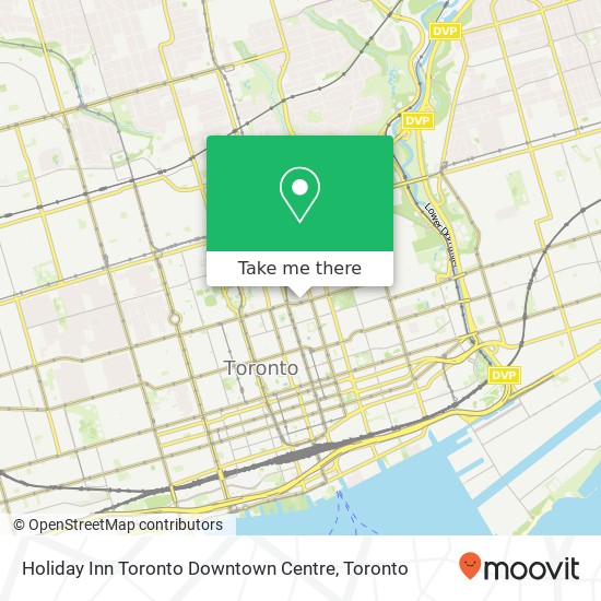 Holiday Inn Toronto Downtown Centre plan